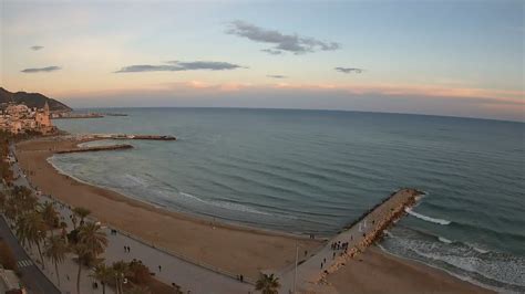 sitges webcam|Webcam Sitges beach 